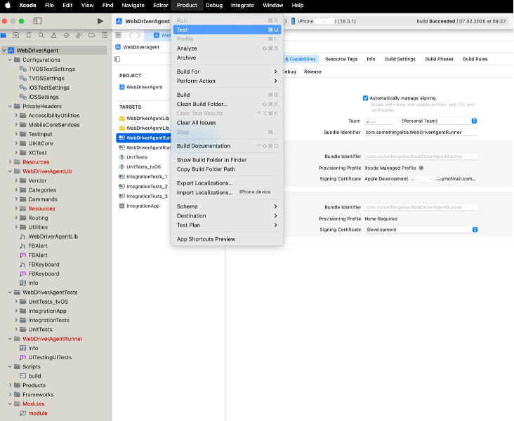 Практическое руководство по настройке автотестов на реальном устройстве iOS с использованием Appium - 5
